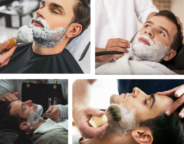Men’s shaving banner